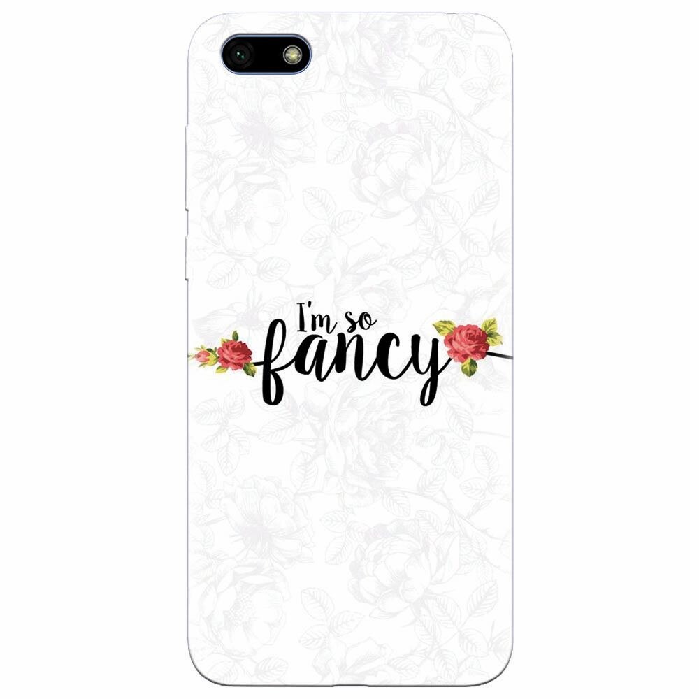 Husa silicon pentru Huawei Y5 Prime 2018, Im So Fancy Floral
