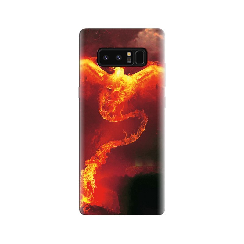 Husa Samsung Note 8 Amazing Hd Fire Birds Unseen