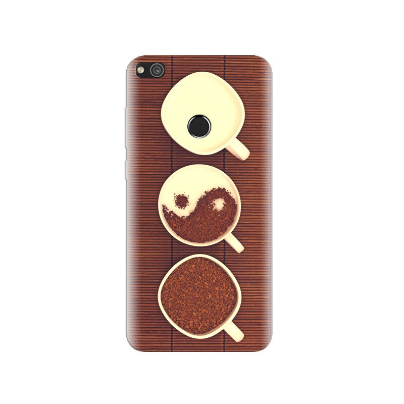 Husa Huawei P8 Lite 2017 Vintage Light Ying Yang Coffee Cups