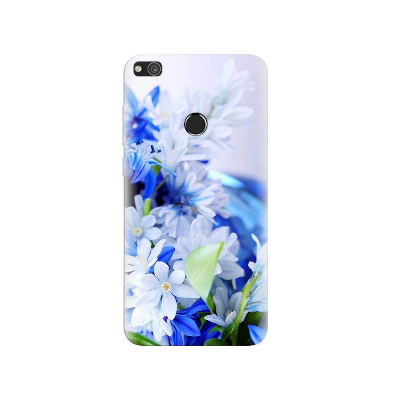 Husa Huawei P8 Lite 2017 White Flower 002