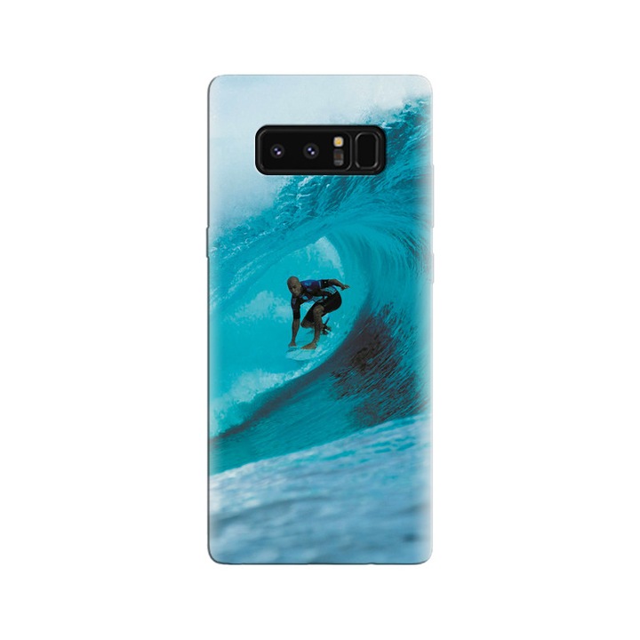 Силиконов кейс съвместим с Samsung Galaxy Note 8 - модел Billabong Pro Medina Surfer Fabulous Scenes Photos