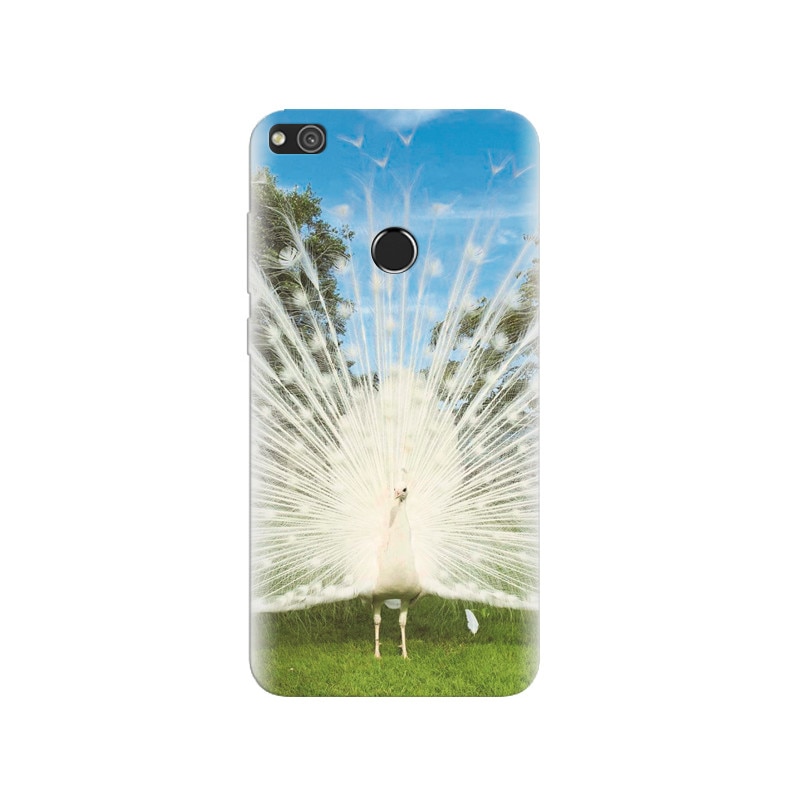 Husa Huawei P8 Lite 2017 White Peacock