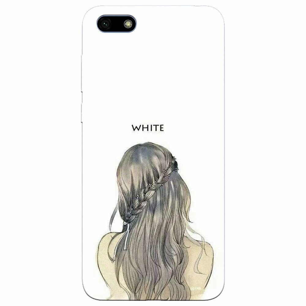 Husa silicon pentru Huawei Y5 Prime 2018, White