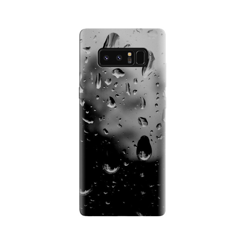 Husa Samsung Note 8 Black And White Raindrops On Glass