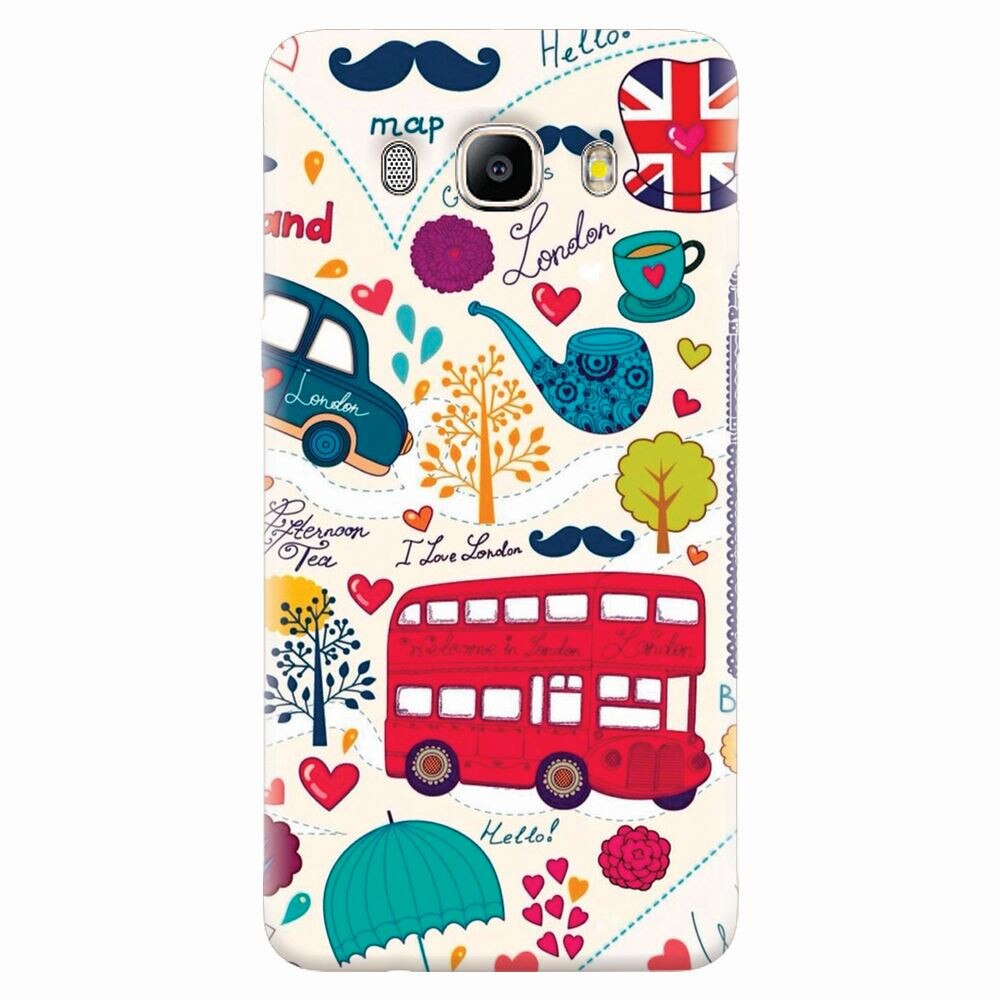 Husa silicon pentru Samsung Galaxy J7 2016, Welcome In London