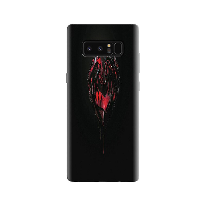 Husa Samsung Note 8 Black And Red Heart