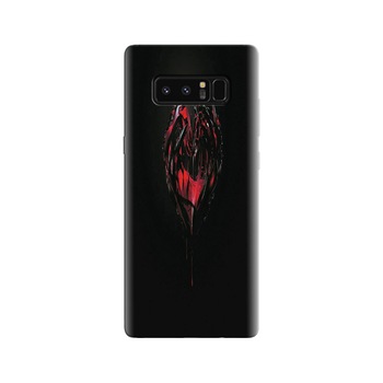 Husa Samsung Note 8 Black And Red Heart Husa Samsung Note 8 Black And Red Heart