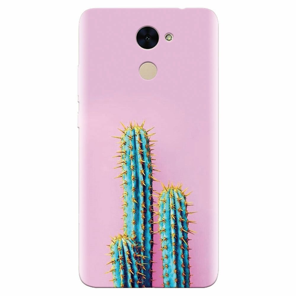 Husa silicon pentru Huawei Y7 Prime 2017, Cactus 102