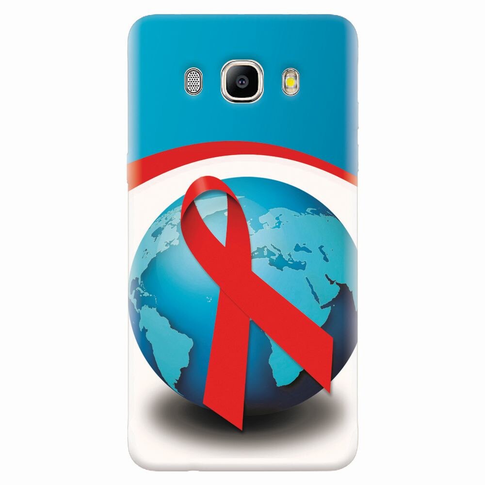 Husa silicon pentru Samsung Galaxy J7 2016, World Aids Day