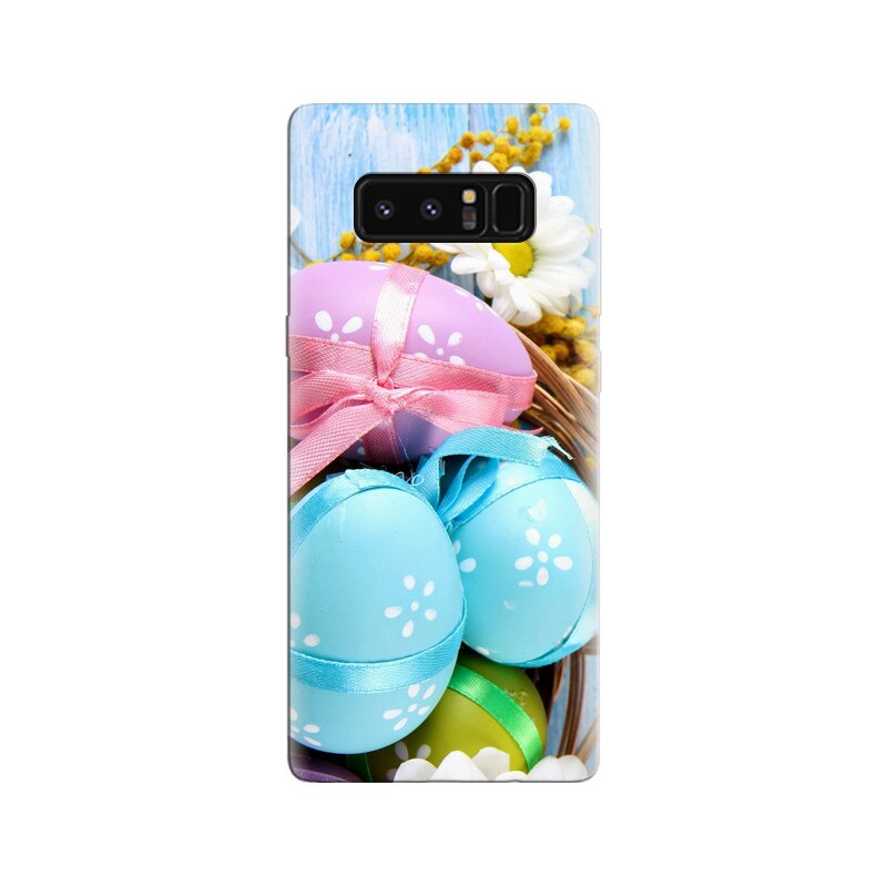 Husa Samsung Note 8 Blue Spring Eggs Easter