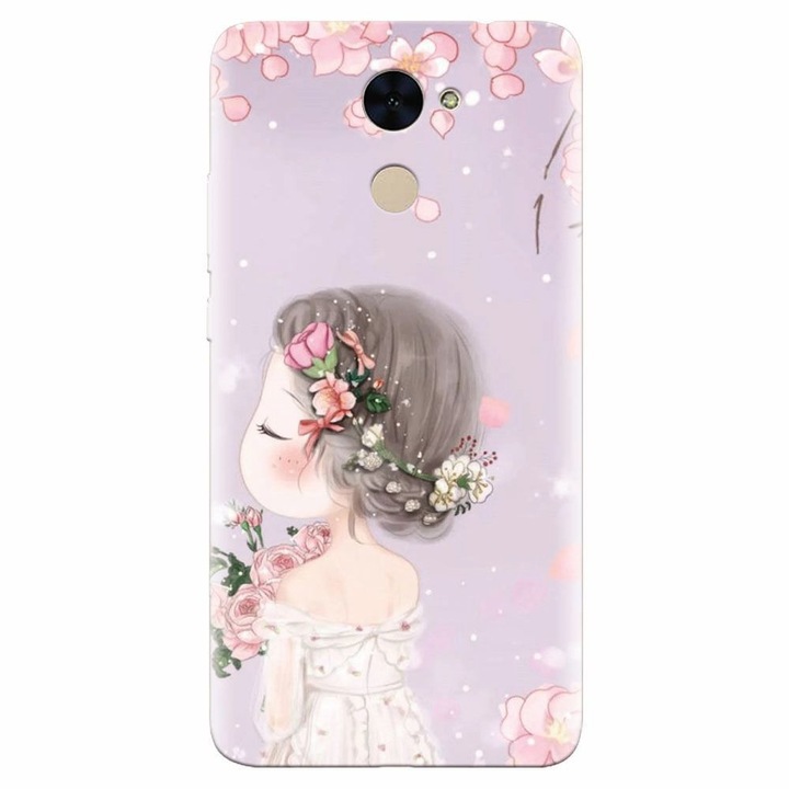 Силиконов кейс за Huawei Enjoy 7 Plus, Girl 001