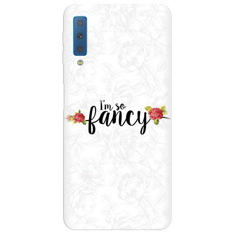 Husa silicon pentru Samsung Galaxy A7 2018, Im So Fancy Floral