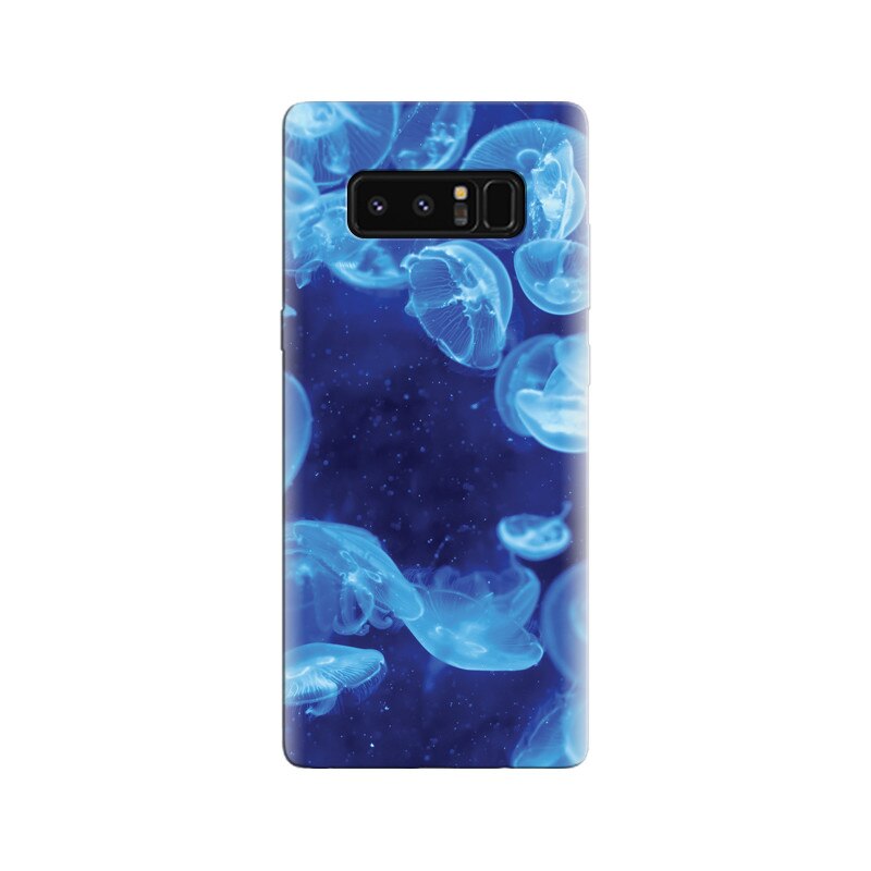 Husa Samsung Note 8 Blue Jellyfish Bioluminescence