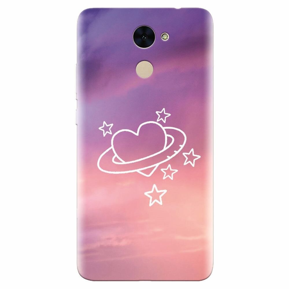 Husa silicon pentru Huawei Nova Lite Plus, Galaxy Heart