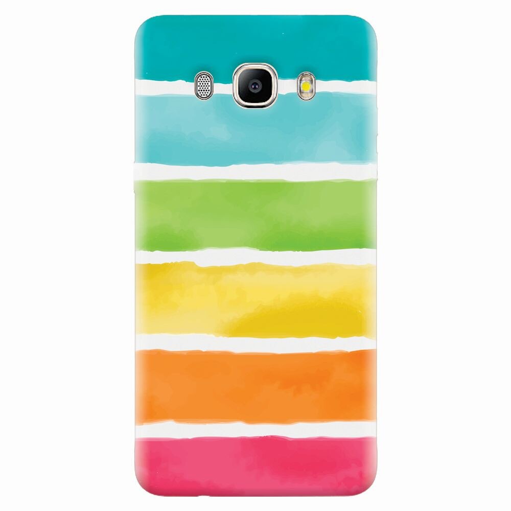 Husa silicon pentru Samsung Galaxy J7 2016, Watercolors