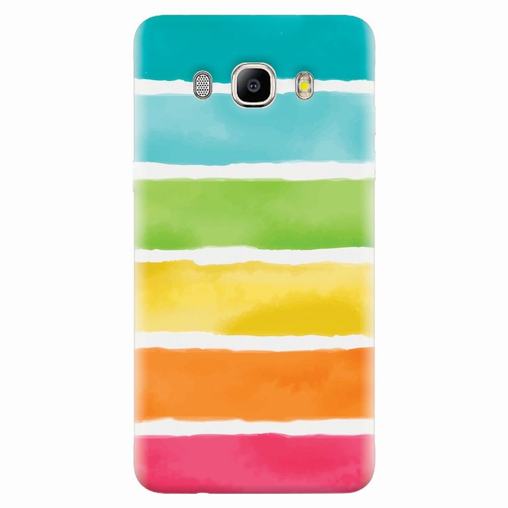 Husa silicon pentru Samsung Galaxy J7 2016, Watercolors