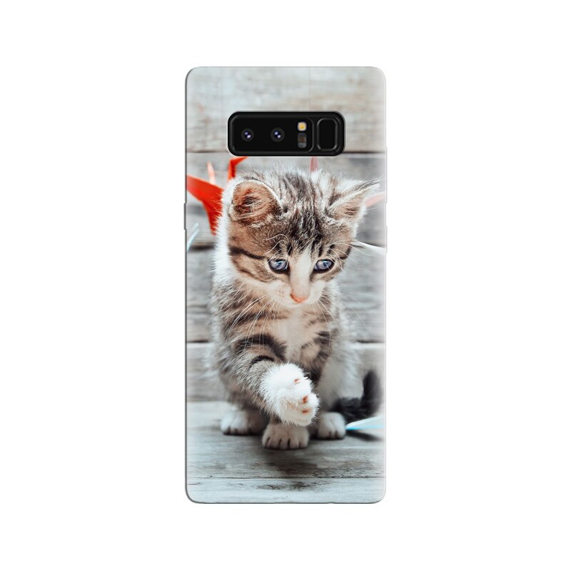 Husa Samsung Note 8 Cat Playing Colorful Paper Crane