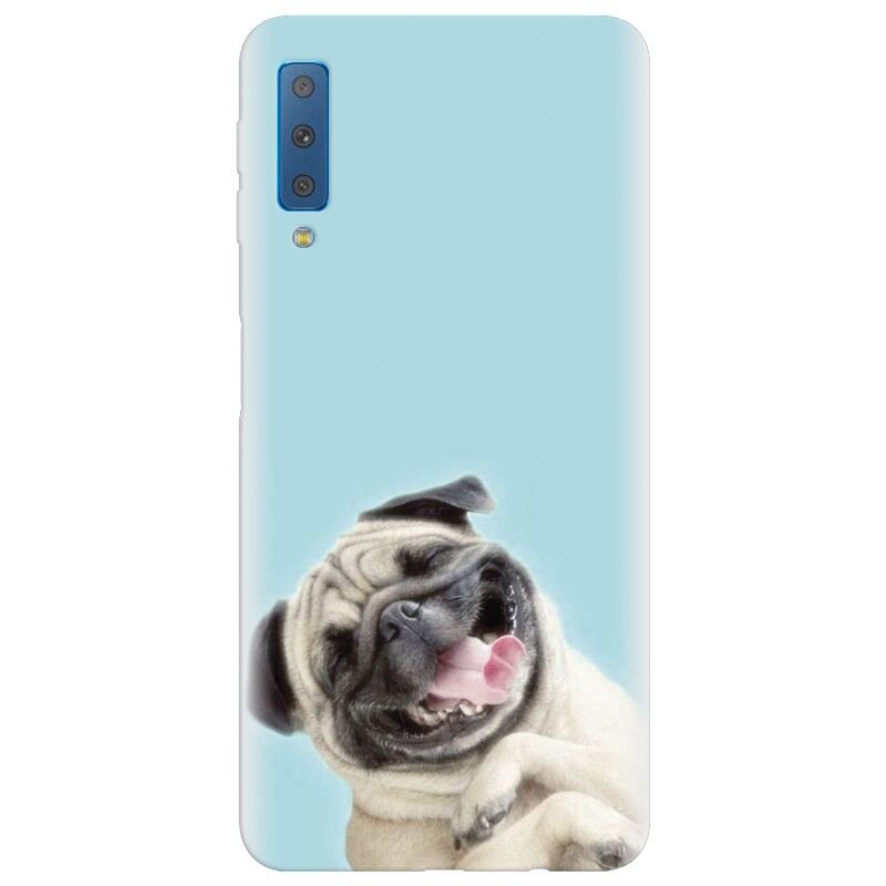 Husa silicon pentru Samsung Galaxy A7 2018, Happy Dog