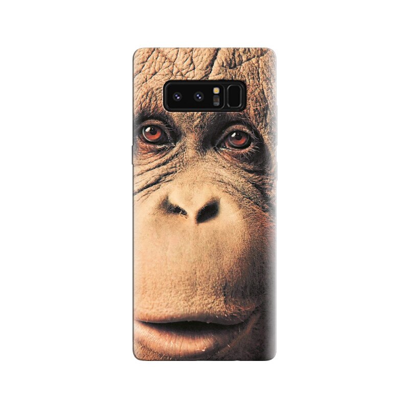 Husa Samsung Note 8 Chimpanzee Real Face Background