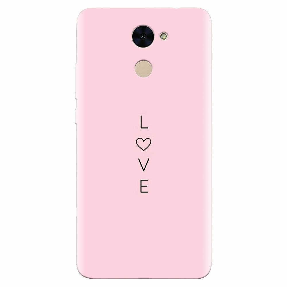 Husa silicon pentru Huawei Enjoy 7 Plus, Love