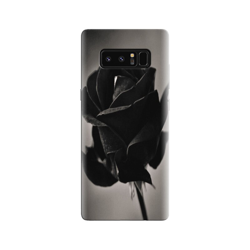 Husa Samsung Note 8 Black Rose Flower Images