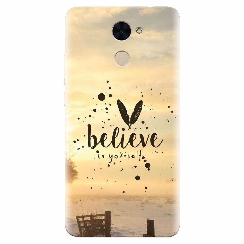 Husa silicon pentru Huawei Y7 Prime 2017, Believe In Yourself