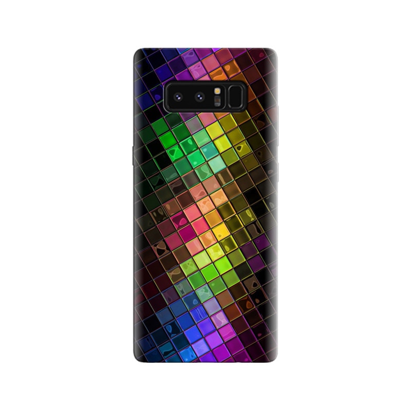 Husa Samsung Note 8 Colorful Hd Squares Disco Ball