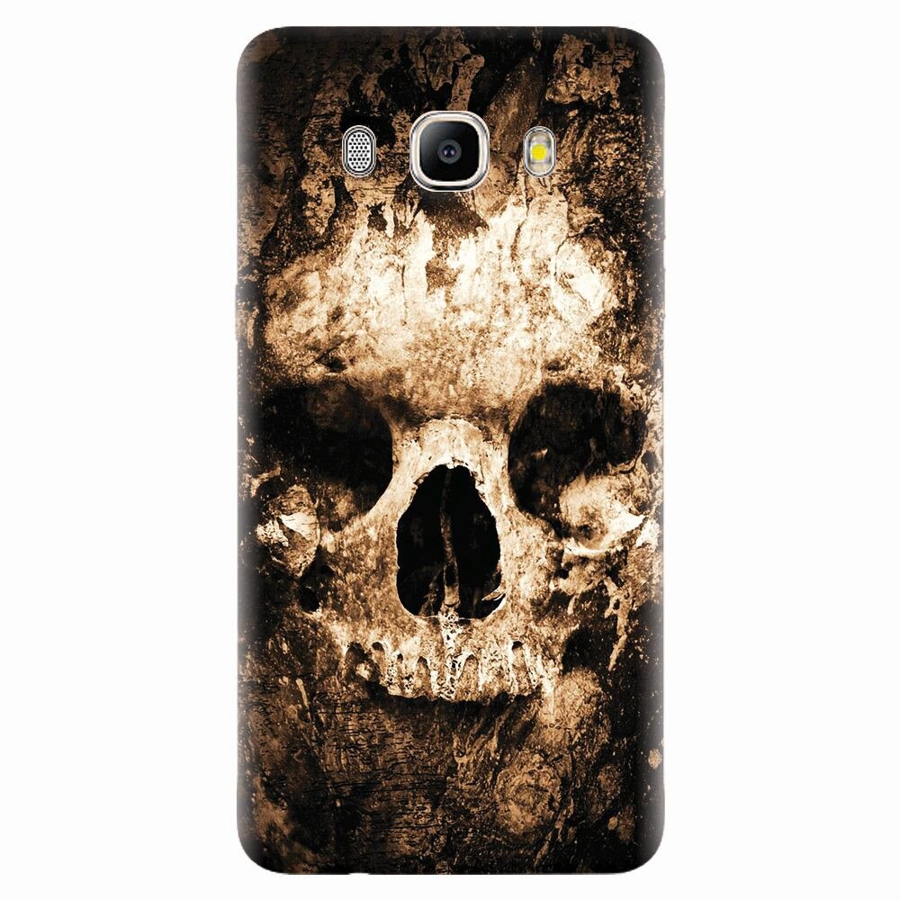 Husa silicon pentru Samsung Galaxy J7 2016, Zombie Skull
