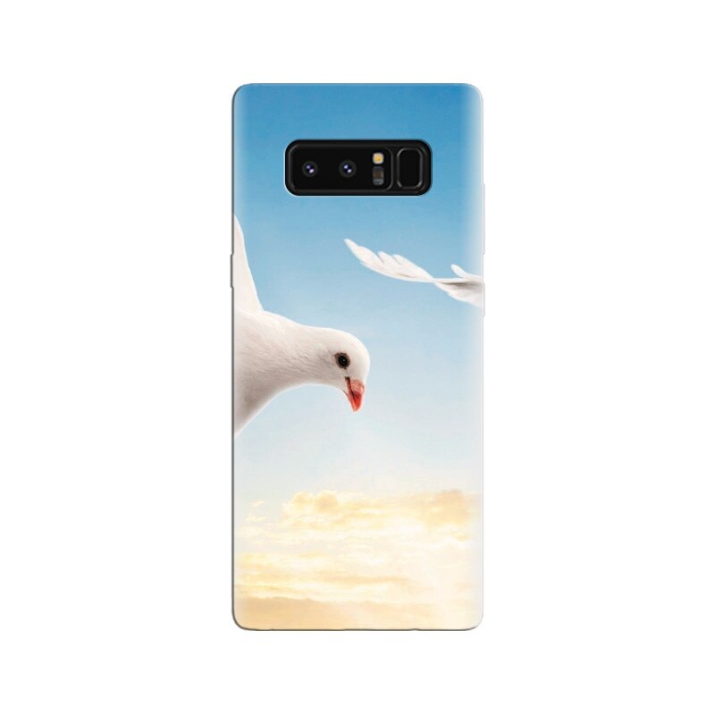 Husa Samsung Note 8 Cute And Beautiful White Dove Fly High In Sky