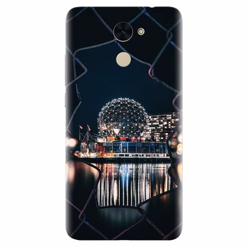 Husa silicon pentru Huawei Enjoy 7 Plus, Abstract Architectural Design Husa silicon pentru Huawei Enjoy 7 Plus, Abstract Architectural Design