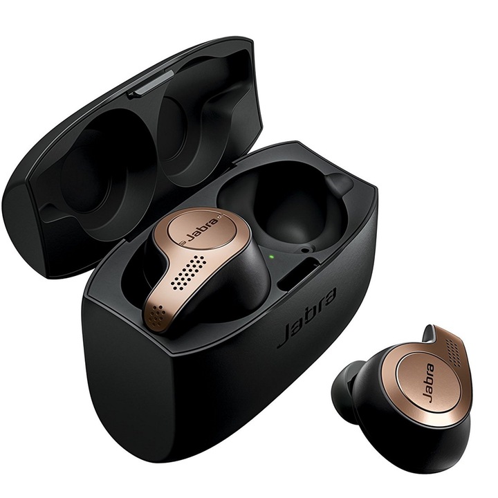 Слушалки Bluetooth Jabra Elite 65t, In-Ear, Copper Black