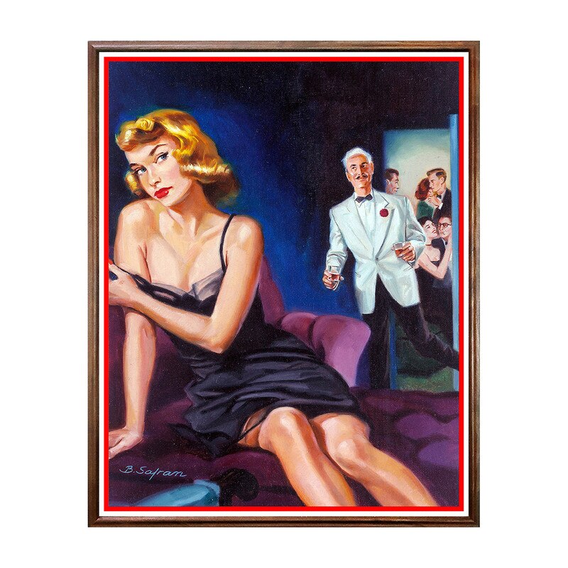 Tablou Poster, Pulp Cover Art - PCA-045, 40 x 50 cm