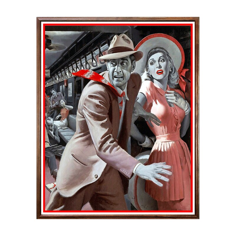 Tablou Poster, Pulp Cover Art - PCA-054, 40 x 50 cm