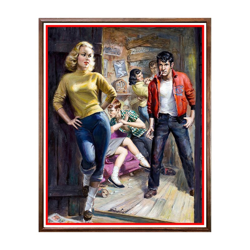 Tablou Poster, Pulp Cover Art - PCA-009, 40 x 50 cm