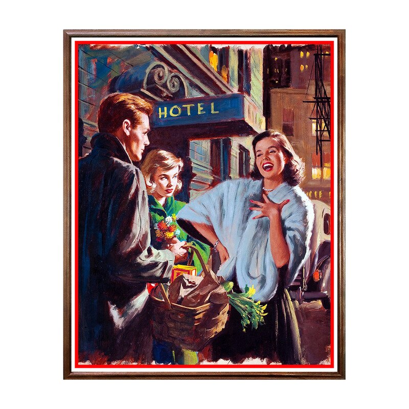 Tablou Poster, Pulp Cover Art - PCA-039, 40 x 50 cm