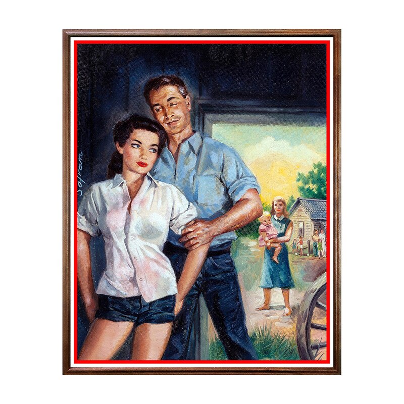 Tablou Poster, Pulp Cover Art - PCA-046, 40 x 50 cm