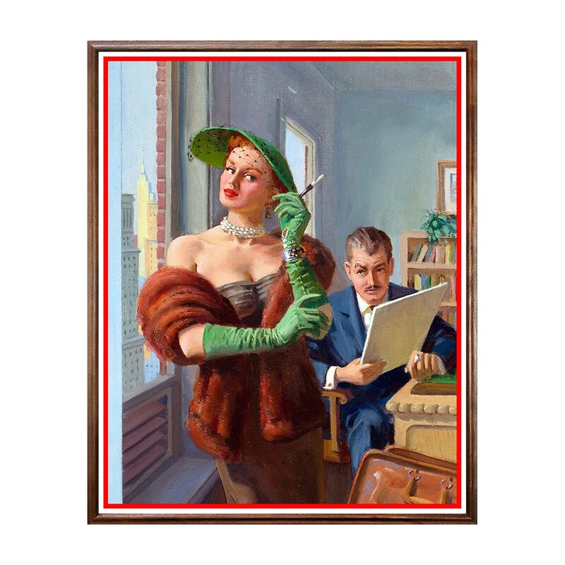 Tablou Poster, Pulp Cover Art - PCA-006, 40 x 50 cm