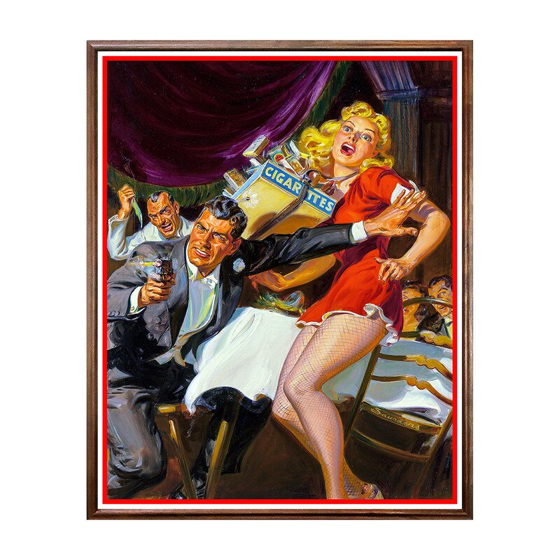 Tablou Poster, Pulp Cover Art - PCA-201, 40 x 50 cm