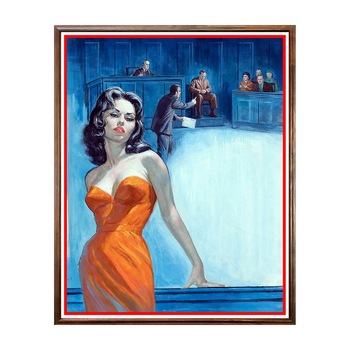 Tablou Poster, Pulp Cover Art - PCA-015, 40 x 50 cm Tablou Poster, Pulp Cover Art - PCA-015, 40 x 50 cm
