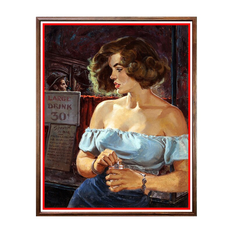 Tablou Poster, Pulp Cover Art - PCA-155, 40 x 50 cm