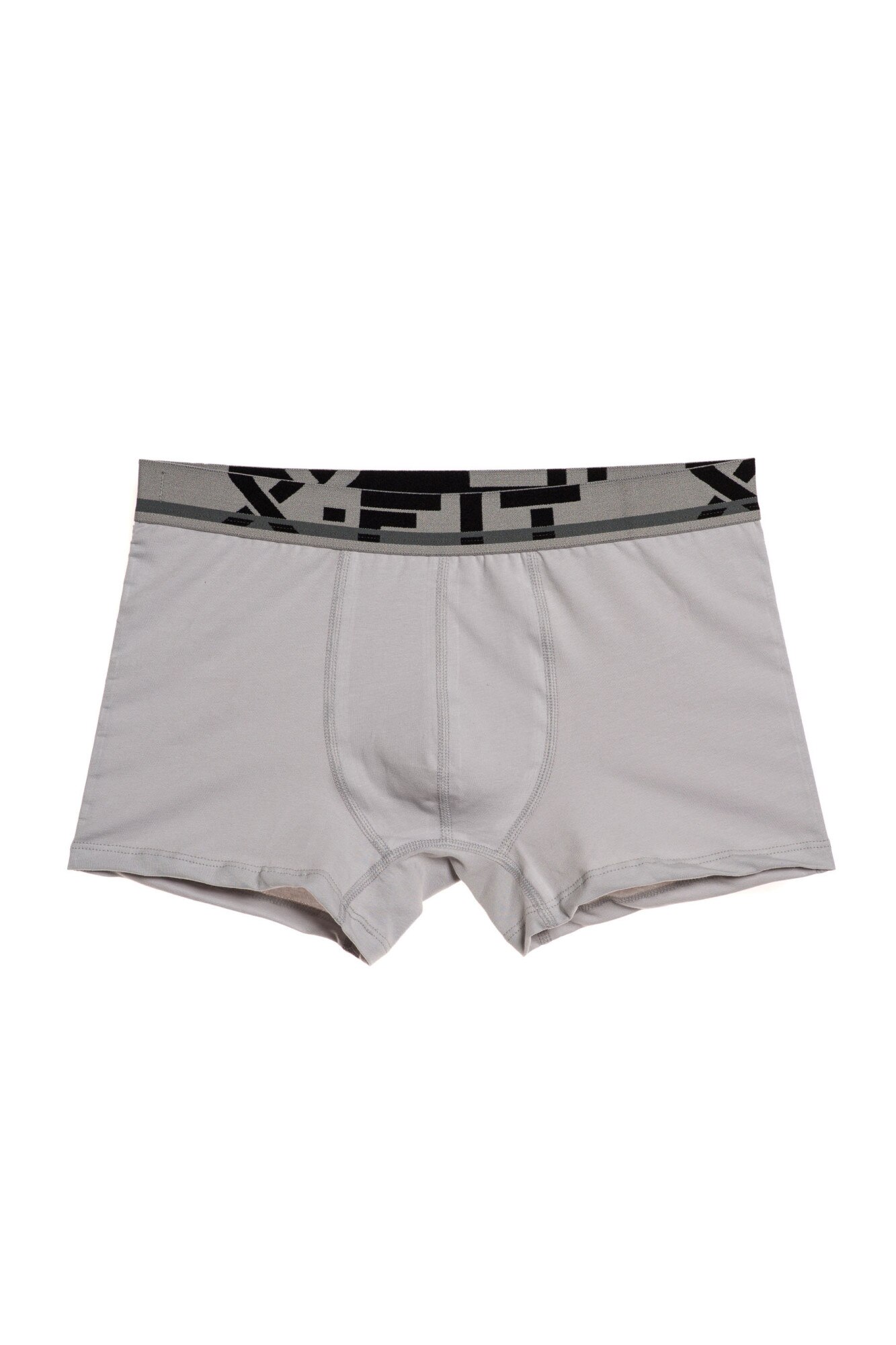 Boxeri barbati BIJU 0509, Superficial, gri, Gri