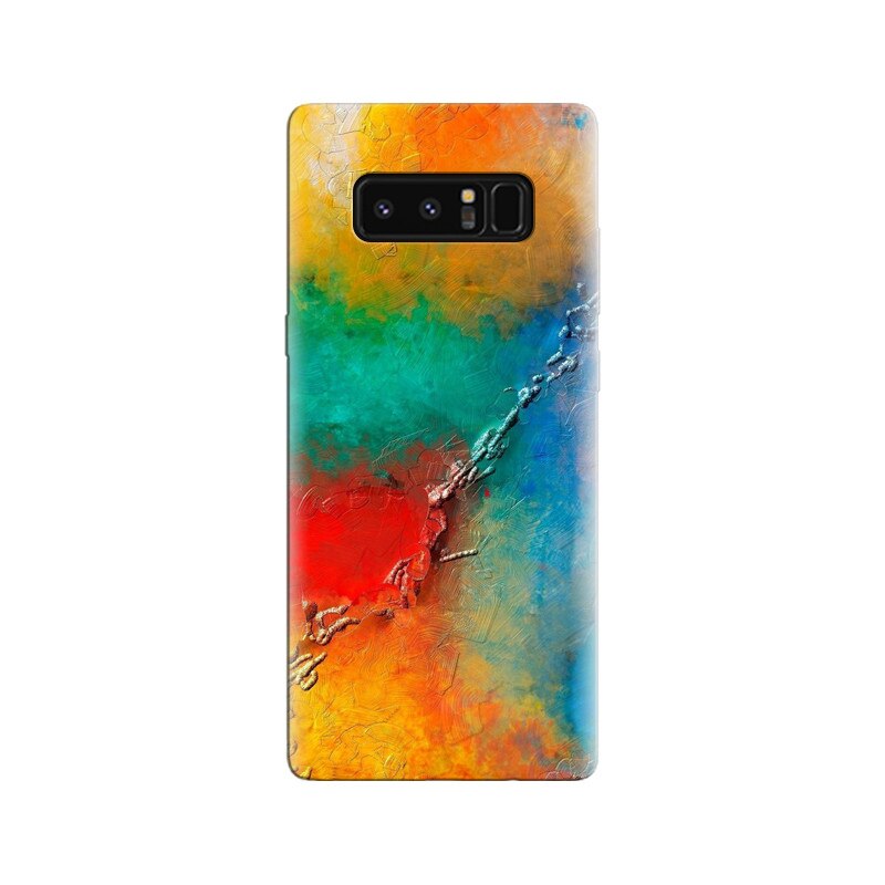 Husa Samsung Note 8 Colorful Wall Paint Texture