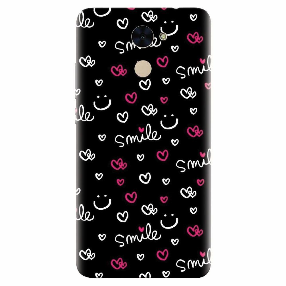 Husa silicon pentru Huawei Y7 Prime 2017, Smile 101