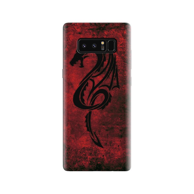 Husa Samsung Note 8 Dark Abstract Red Hq Images
