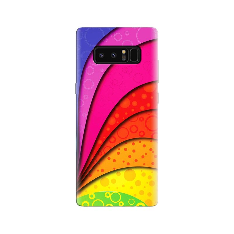 Husa Samsung Note 8 Colorful Swirl Rainbow Dots