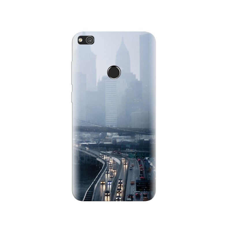 Husa Huawei P8 Lite 2017 Rainy New York Skyline