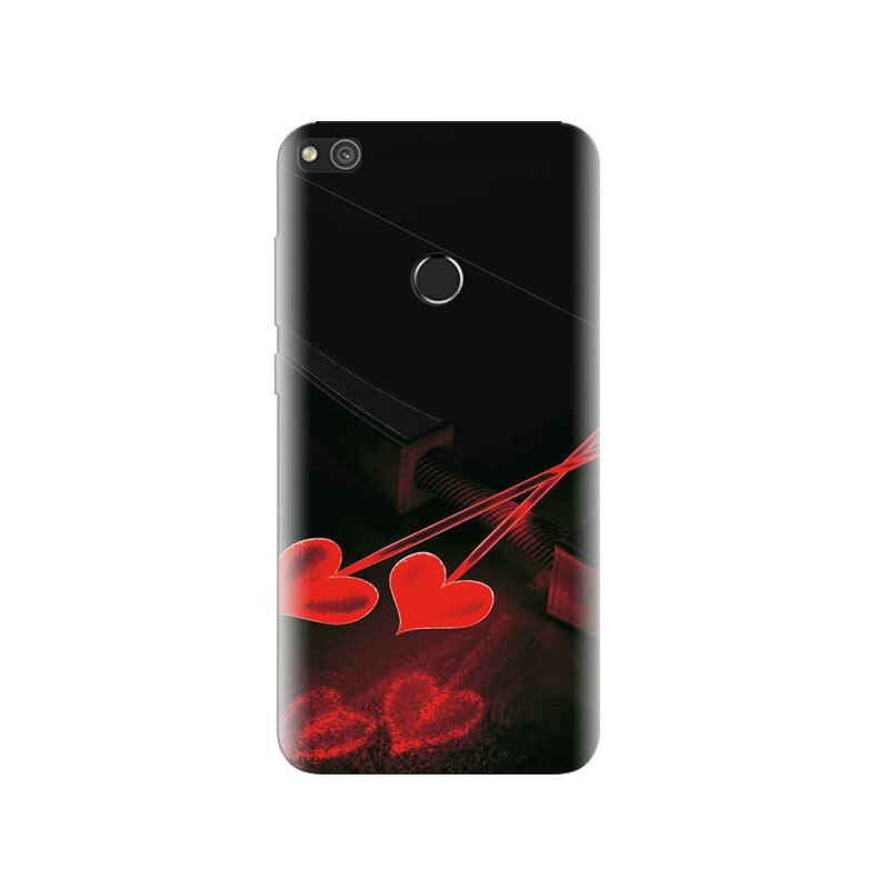 Husa Huawei P8 Lite 2017 Red Amazing Two Heart Hd Pictures