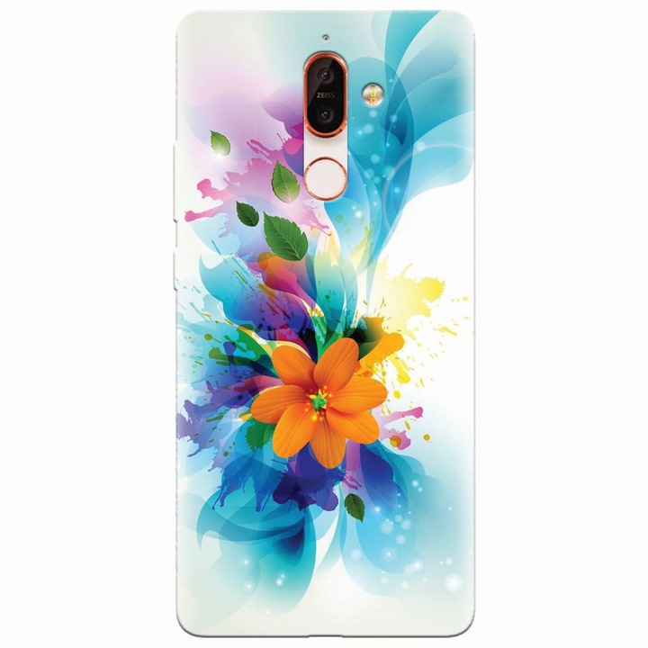Силиконов кейс за Nokia 7 Plus, Цвете 011