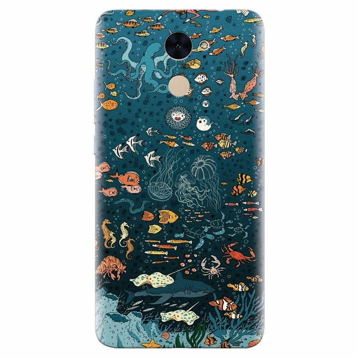 Силиконов кейс за Huawei Enjoy 7 Plus, Under The Sea