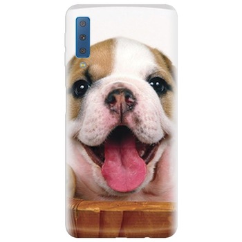 Husa silicon pentru Samsung Galaxy A7 2018, Puppies 002 Husa silicon pentru Samsung Galaxy A7 2018, Puppies 002